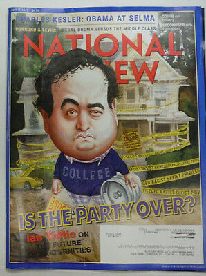 National Review Magazine Ian Tuttle & John Belushi April 2015 051915R2