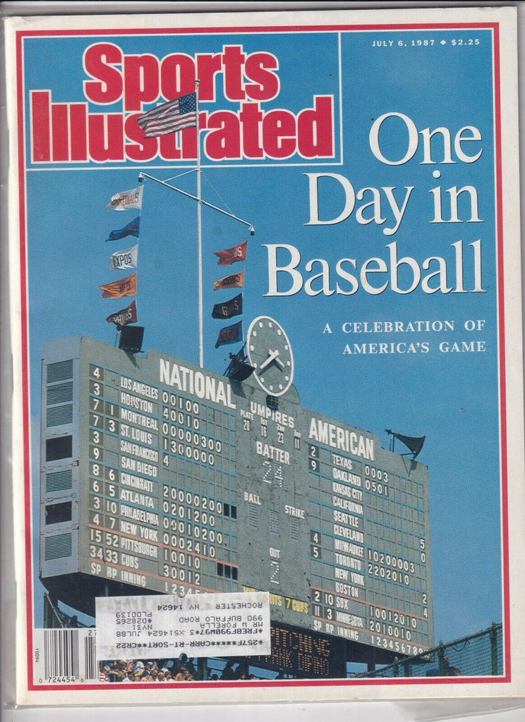 Sports Illustrated One Day In Baseball July 6, 1987 091719nonr