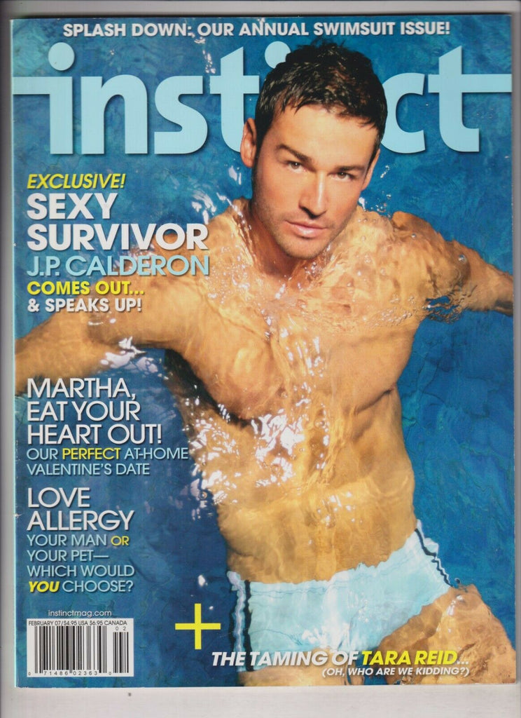 Instinct Gay Interest J.P. Calderon Swimsuit Special February 2007 030420nonr