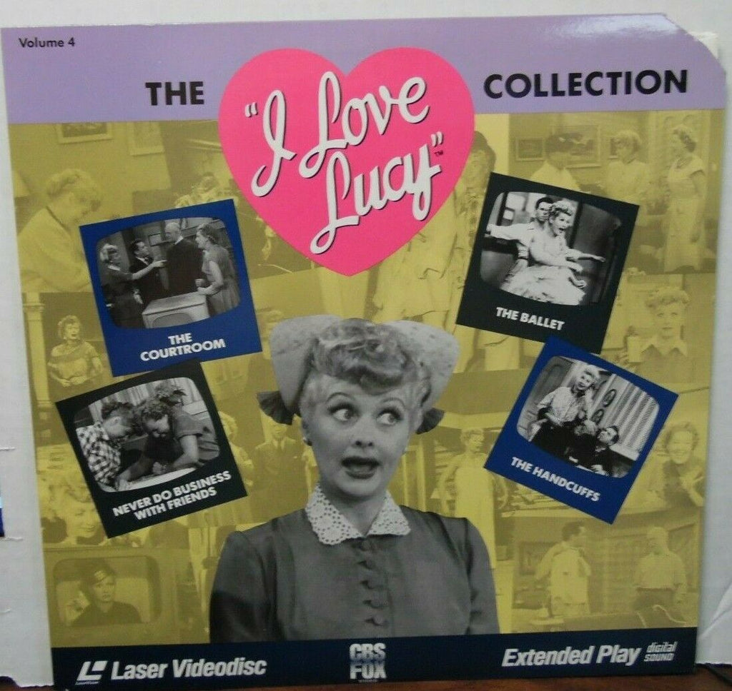 I Love Lucy Collection Volume 4 laser videodisc extended play 092919LLE