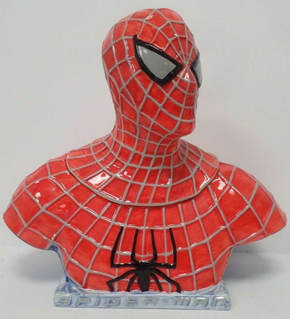 Spider-man Bust Procelain Cookie Jar NECA Marvel 2002 012919DBT2