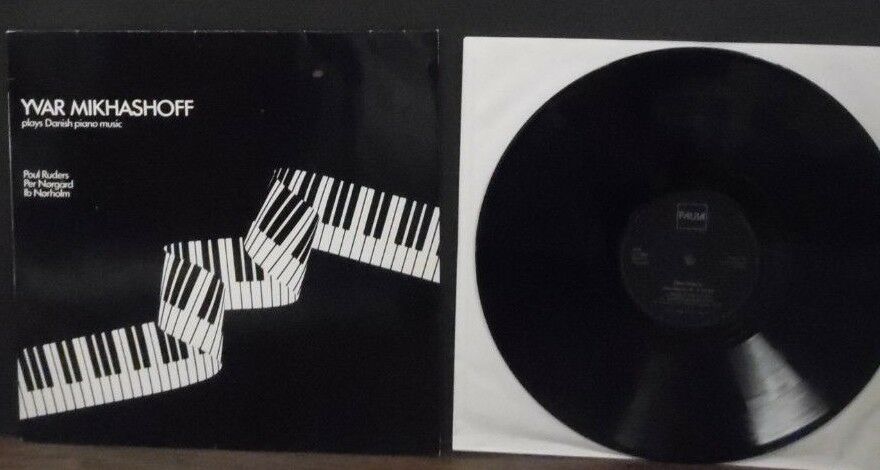 Yvar Mikhashoff plays Danish piano music Paul Rudgers vinyl 1983 123018LLE