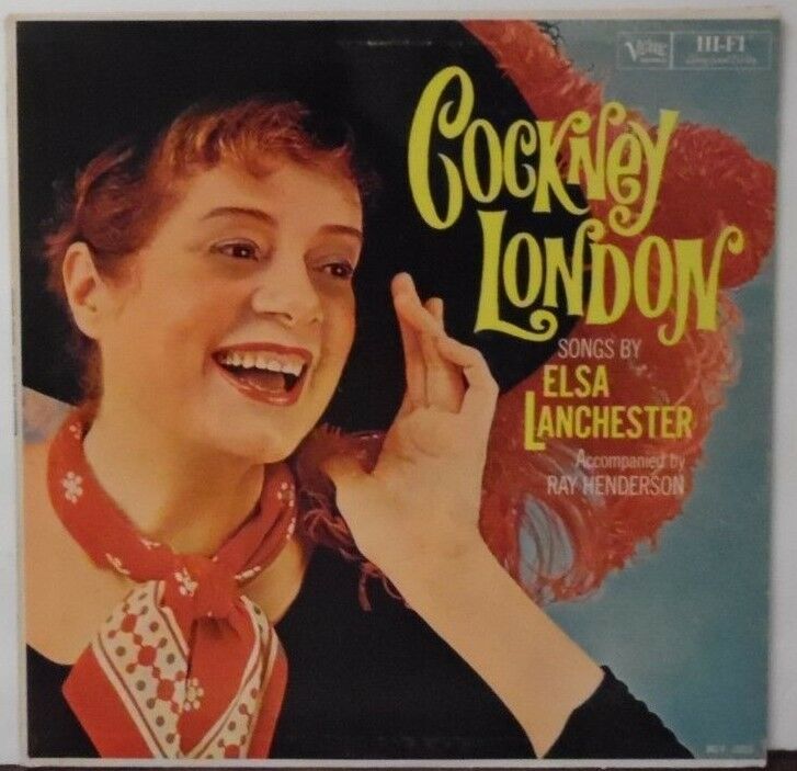Cockney London songs by Elsa Lanchester vinyl 090318LLE