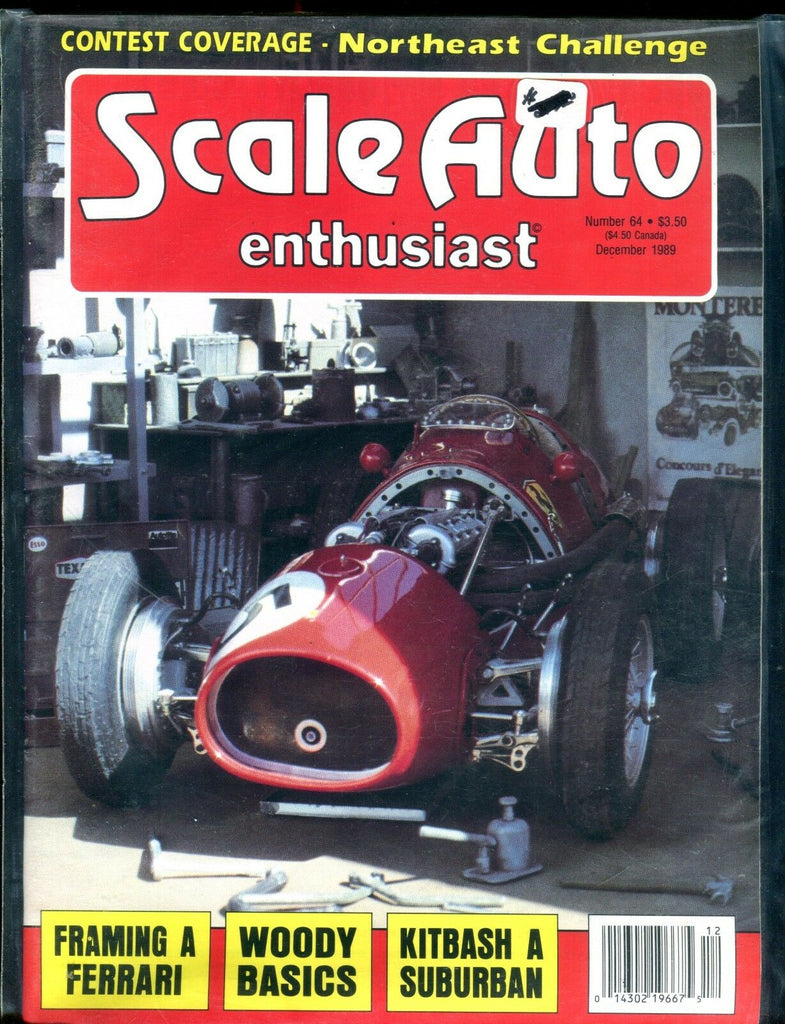 Scale Auto Enthusiast Magazine December 1989 Ferrari EX No ML 122316jhe