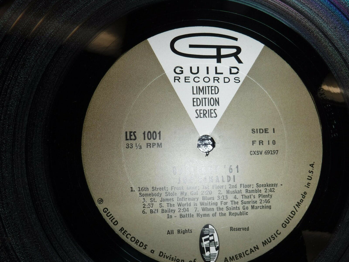 Gaslight '61 Joe Rinaldi 33RPM L.E. Series LES1001 100116LLE#2 – mr ...
