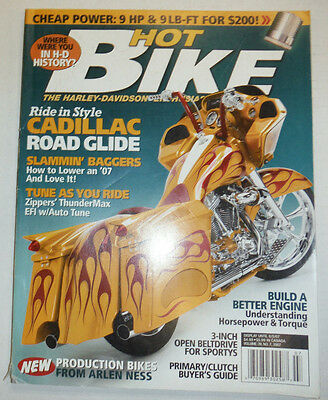 Hot Bike Magazine Cadillac Road Glide & Zippers' 2007 033015R