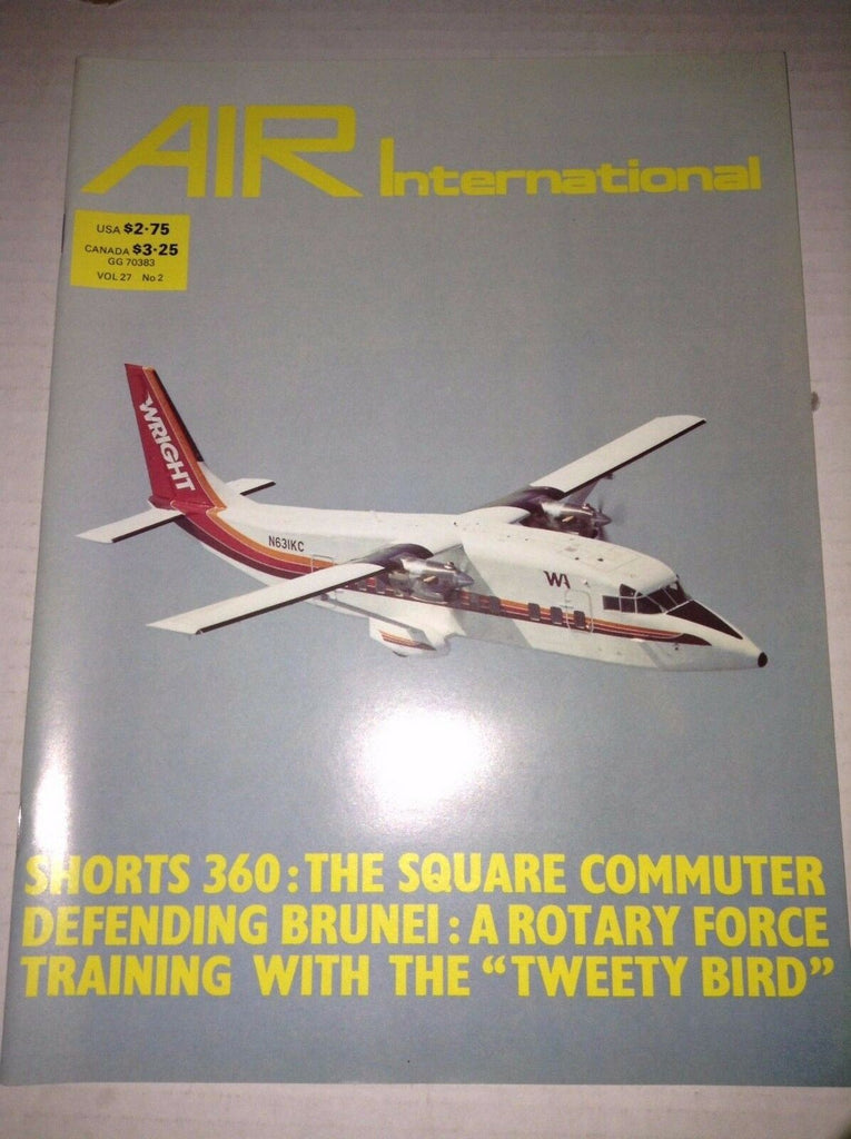 Air International Plane Magazine Shorts 360 Tweety Bird August 1984 120716rh2