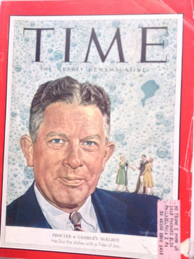 Time Magazine Procter & Gamble's McElroy October 5, 1953 091817nonrh