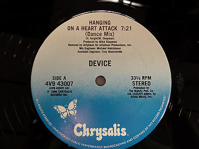 DEVICE Hanging on a Heart Attack 33RPM 030116 TLJ