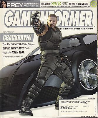 Gameinformer October 2005 Crackdown, Prey, Xbox360 w/ML VG 081016DBE