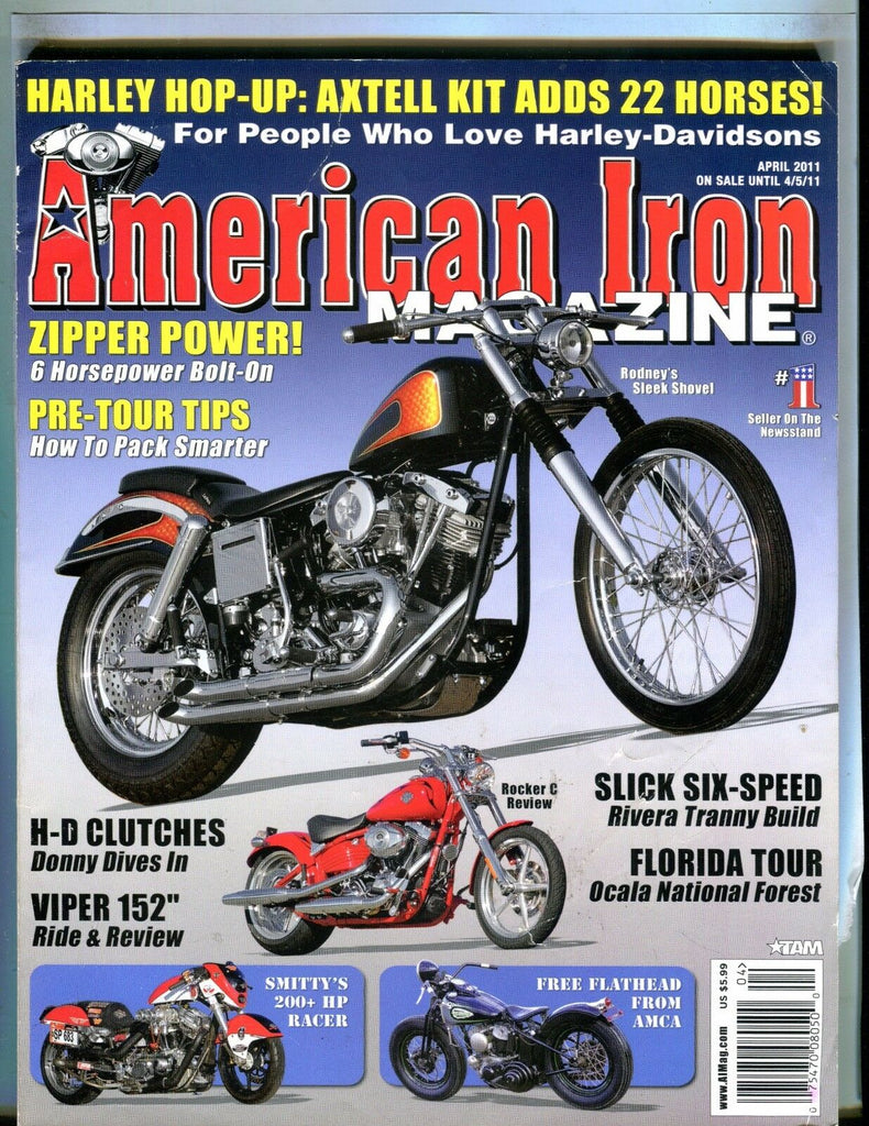 American Iron Magazine April 2011 Viper 152" EX NO ML 042617nonjhe