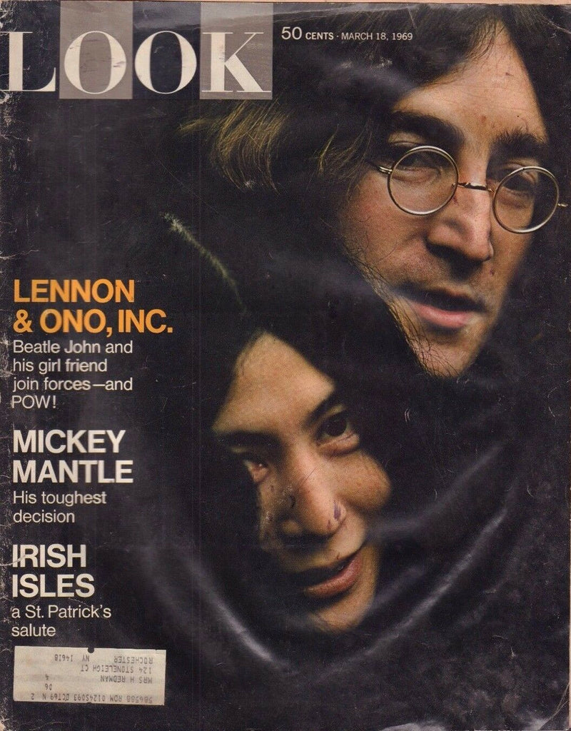 Look March 18 1969 Lennon & Yoko Ono w/ML 022117nonDBE