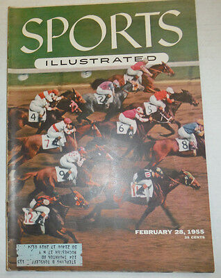 Sports Illustrated Magazine Horse Racing Hialeah Scramble February 1955 040715R
