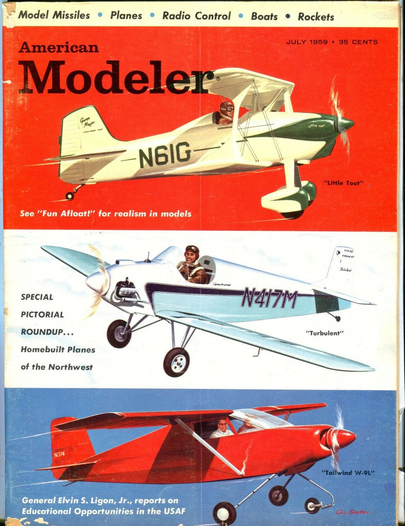 American Modeler Magazine July 1959 Tailwind W-9L VG No ML 040517nonjhe