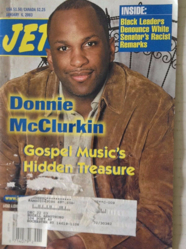 Jet Magazine Donnie McClurkin January 6, 2003 090817nonrh