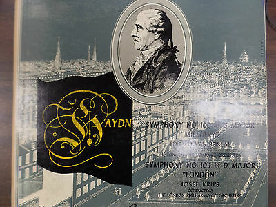 HAYDN SYMPHONY No 104 , SYMPHONY No 100 33 RPM EX 111115 TLJ