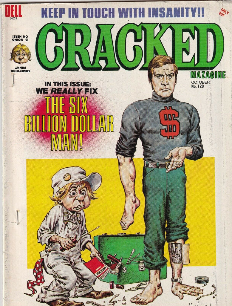 Cracked Mag Six Billion Dollar Man October 1974 102219nonr