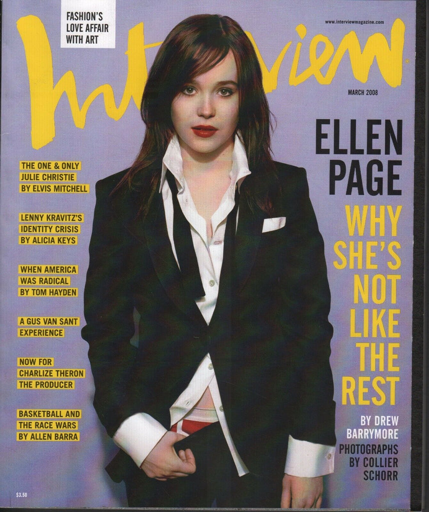 Interview Magazine March 2008 Ellen Page Drew Barrymore Collier Schorr 082418DBE