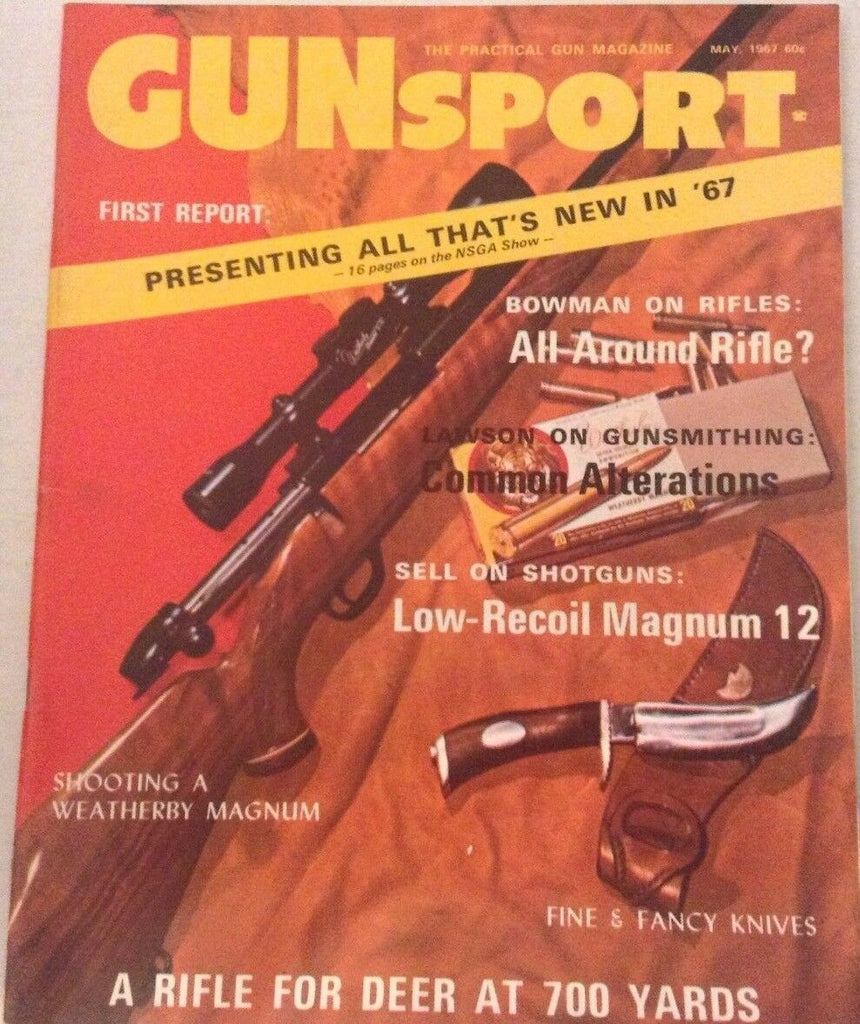 GunSport Magazine Bowman On Rifles Low Recoil Magnum May 1967 080517nonrh