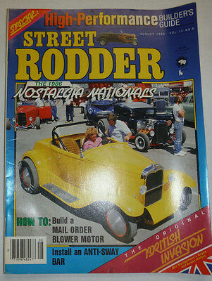 Street Rodder Magazine Nostalgia Nationals August 1986 010615R