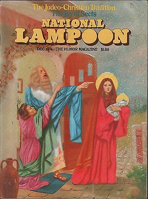National Lampoon December 1974 The Judeo-Christian Tradition EX 122915DBE
