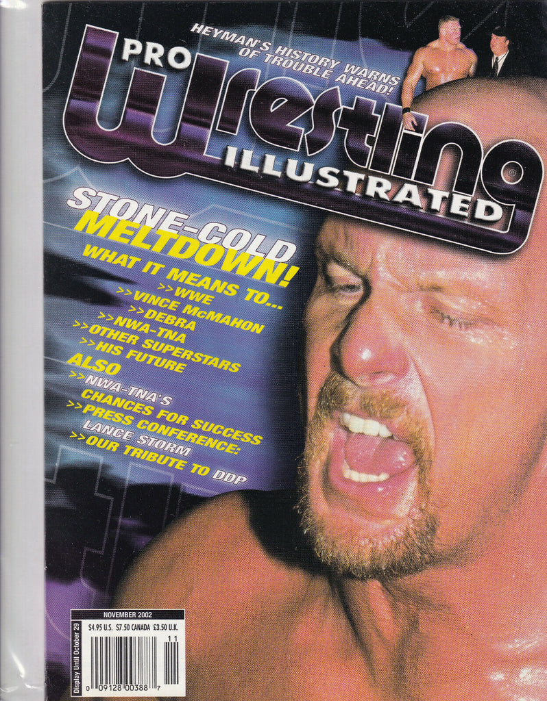 Pro Wrestling Illustrated Stone Cold Vince McMahon November 2002 052219nonr