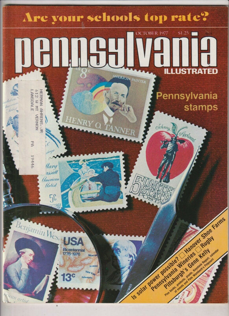 Pennsylvania Illustrated Stamps Special October 1977 040120nonrh