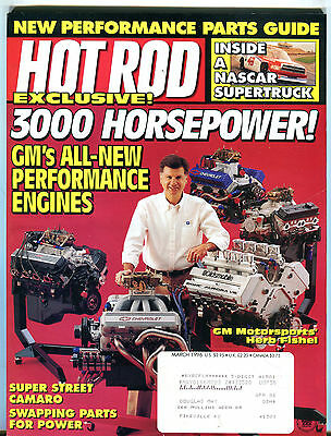 Hot Rod Magazine March 1996 GM Motorsports' Herb Fishel EX 032116jhe