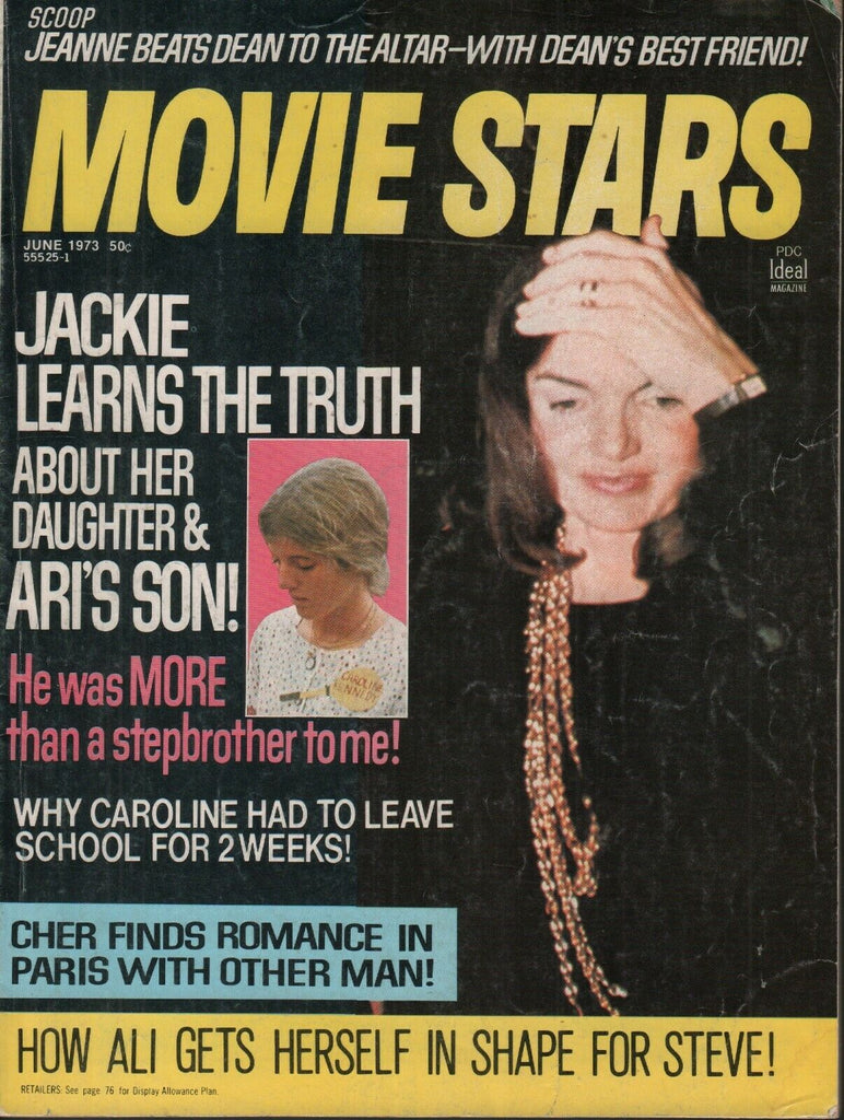 Movie Stars June 1973 Jackie Kennedy Caroline 062019AME