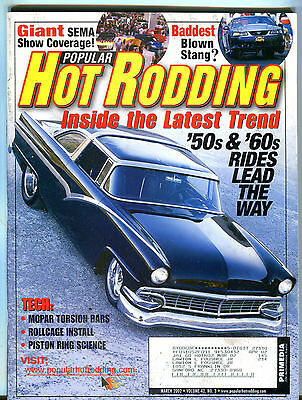 Popular Hot Rodding Magazine March 2002 '50s & 60s Rides EX 021516jhe