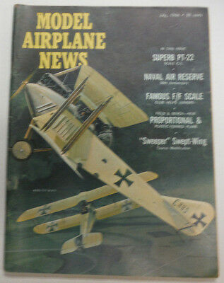 Model Airplane News Magazine Superb PT-22 July 1966 071015R