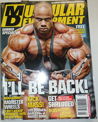 Muscular Development Magazine Victor Martinez August 2012 W/Poster 121614R3