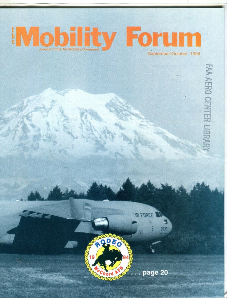 Mobility Forum Magazine September-October 1994 EX No ML FAA Library 102016jhe