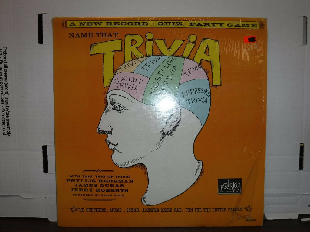 Name that Trivia 33RPM FR-2000 sw on cover 102916LLE