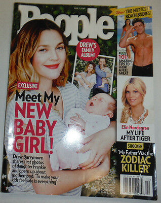 People Magazine Drew Barrymore & Zac Efron June 2014 NO ML 121814R