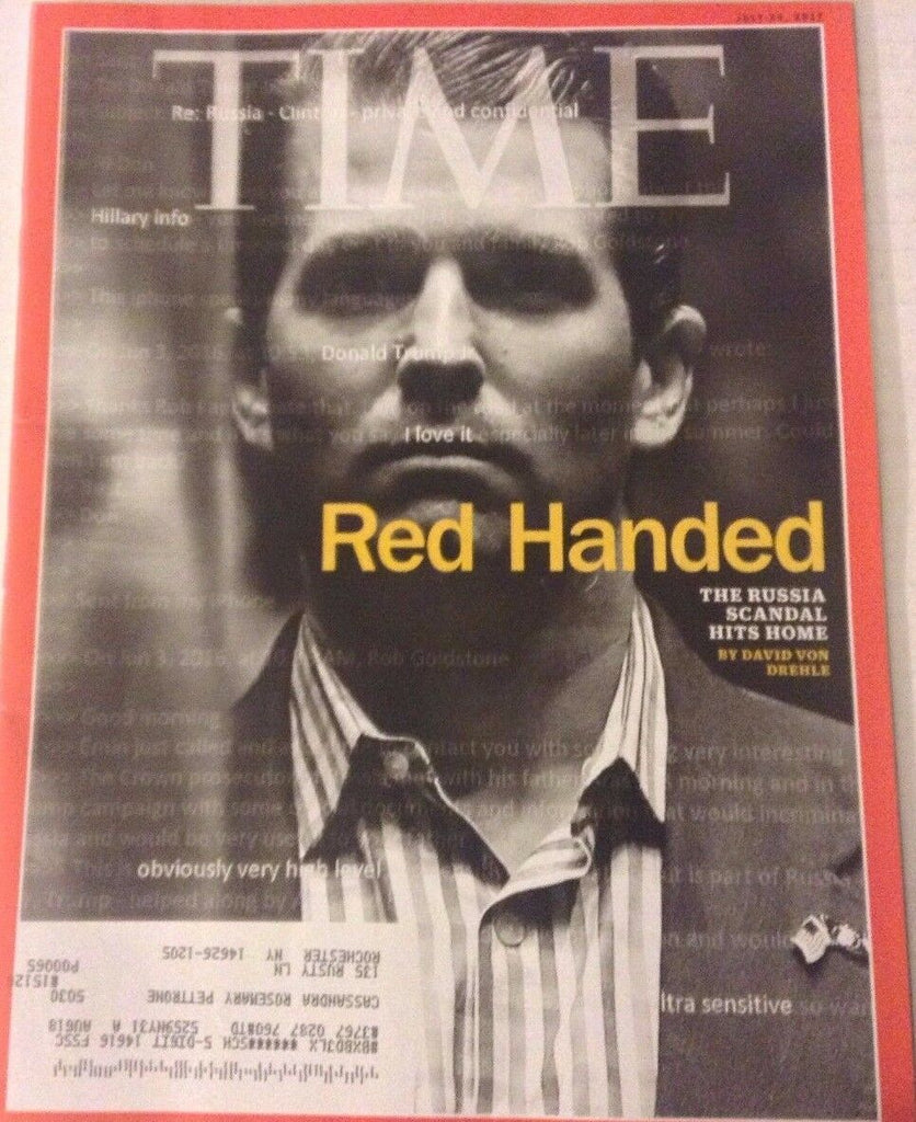 Time Magazine Russia Scandal Hits Home July 24, 2017 080117nonrh