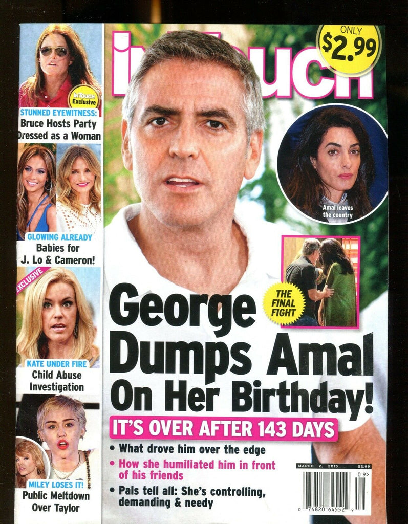 In Touch Magazine March 2 2015 George Clooney EX w/WL 020117jhe