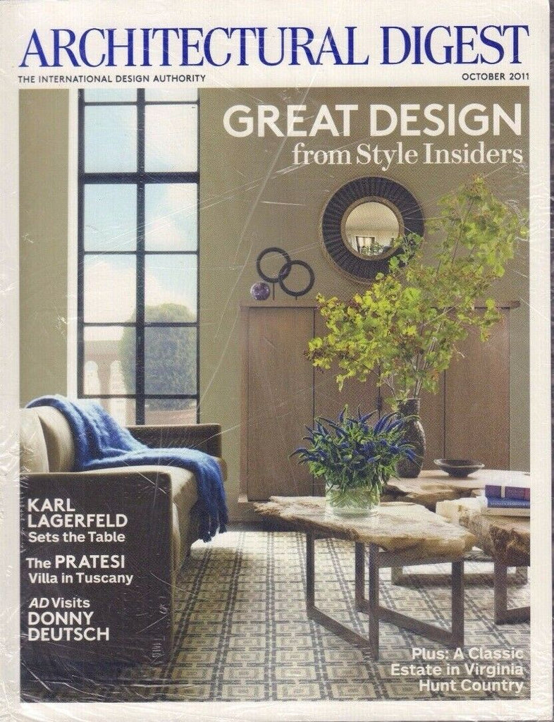 Architectural Digest October 2011 Karl Lagerfeld 021517DBE3