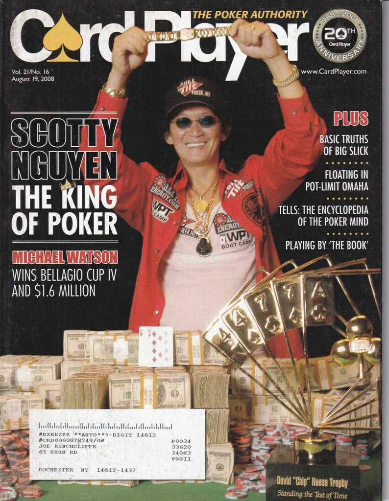 Card Player Magazine Scotty Nguyen Basic Truths August 19, 2008 031919nonr