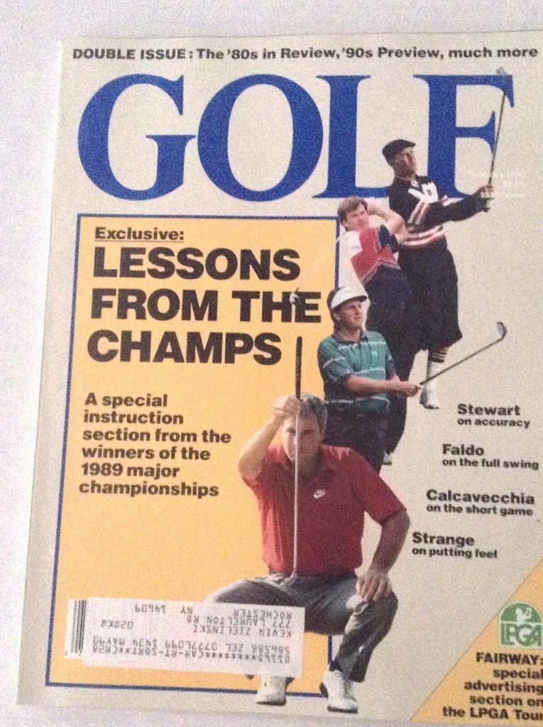 Golf Magazine Lessons From The Champs Stewart Faldo February 1990 020717RH