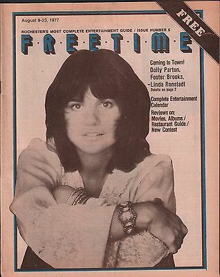 Freetime Entertainment Guide Issue 5 August 9-23 Linda Ronstadt EX 112015DBE