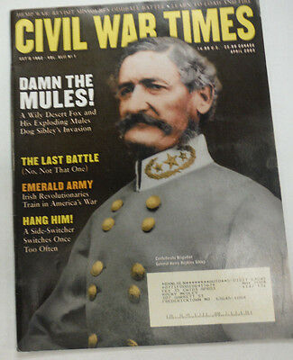 Civil War Times Magazine Henry Hopkins Sibley April 2003 071715R