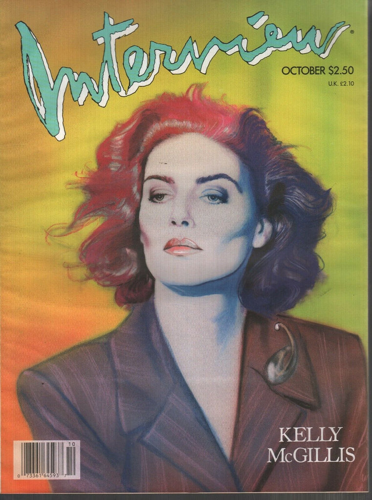 Interview October 1987 Kelly McGillis Bruce Weber Fashion Andy Warhol 091119AME
