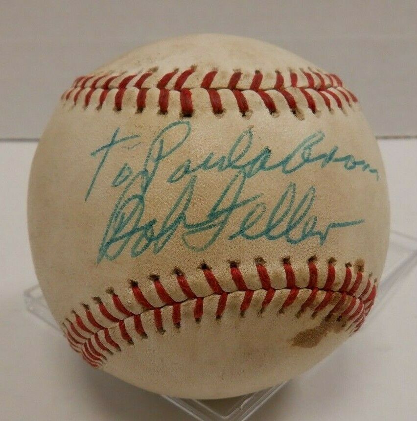 Bob Feller Signed Autographed Wilson Baseball wCOA 012020DBT