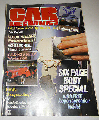 Car Mechanics Magazine Motor Caravans June 1983 080514R1
