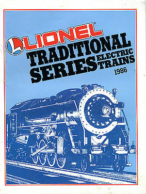 Lionel Traditional Series Electric Trains 1986 Catalog EX 071016jhe2