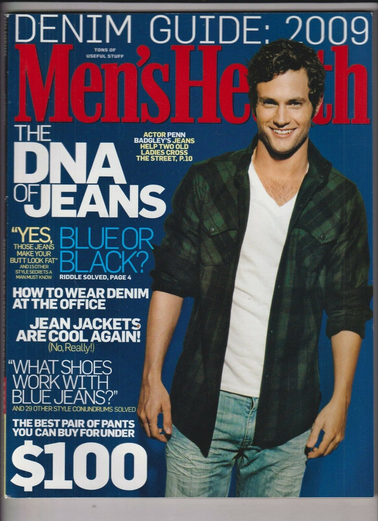 Men's Health Mag Penn Badgley DNA Of Jeans November 2009 031620nonr