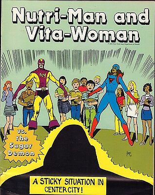 Nutri-man and Vita-Woman 1983 New York Department of Health VG 072916DBE