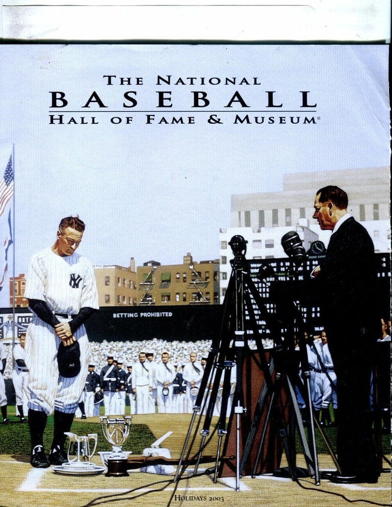 Baseball Hall Of Fame 2003 Holidays Catalog EX 052117nonjhe