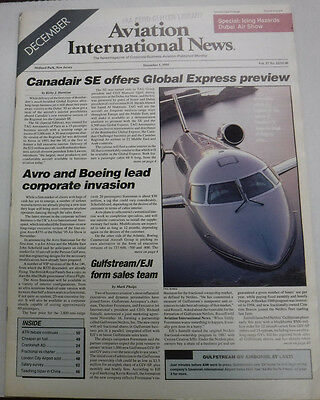 Aviation International News Magazine Canadair SE December 1995 FAL 072115R